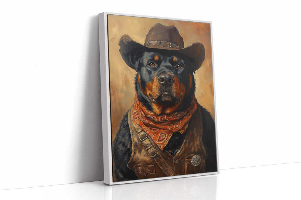 Rottweiler Ranger in the Wild West - Quarter Circle AK Boutique
