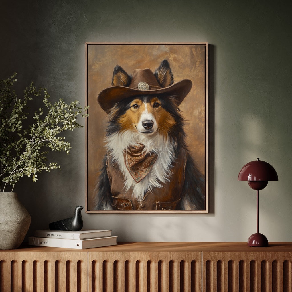 Rough Collie Sheriff of the High Plains - Quarter Circle AK Boutique