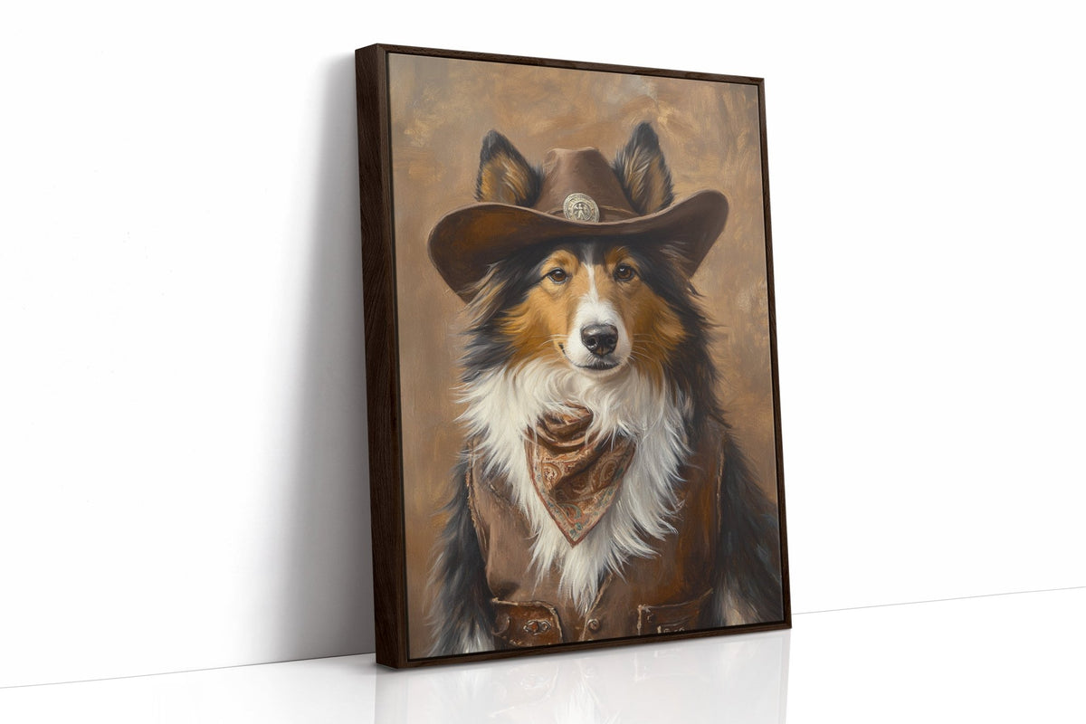 Rough Collie Sheriff of the High Plains - Quarter Circle AK Boutique