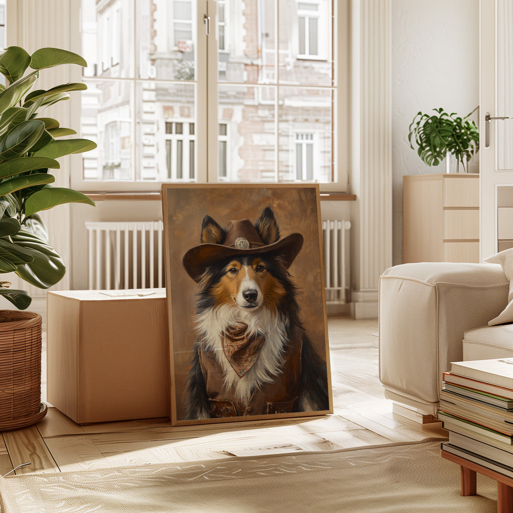 Rough Collie Sheriff of the High Plains - Quarter Circle AK Boutique
