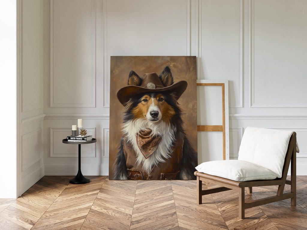Rough Collie Sheriff of the High Plains - Quarter Circle AK Boutique