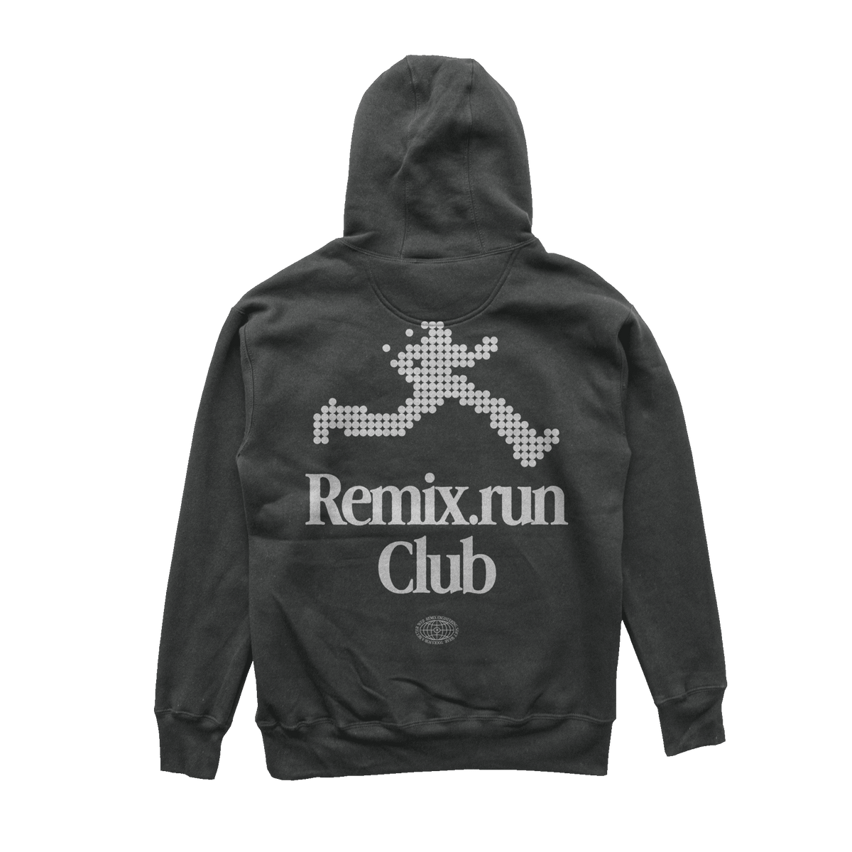 Run Club Hoodie - Dark Grey - Quarter Circle AK Boutique