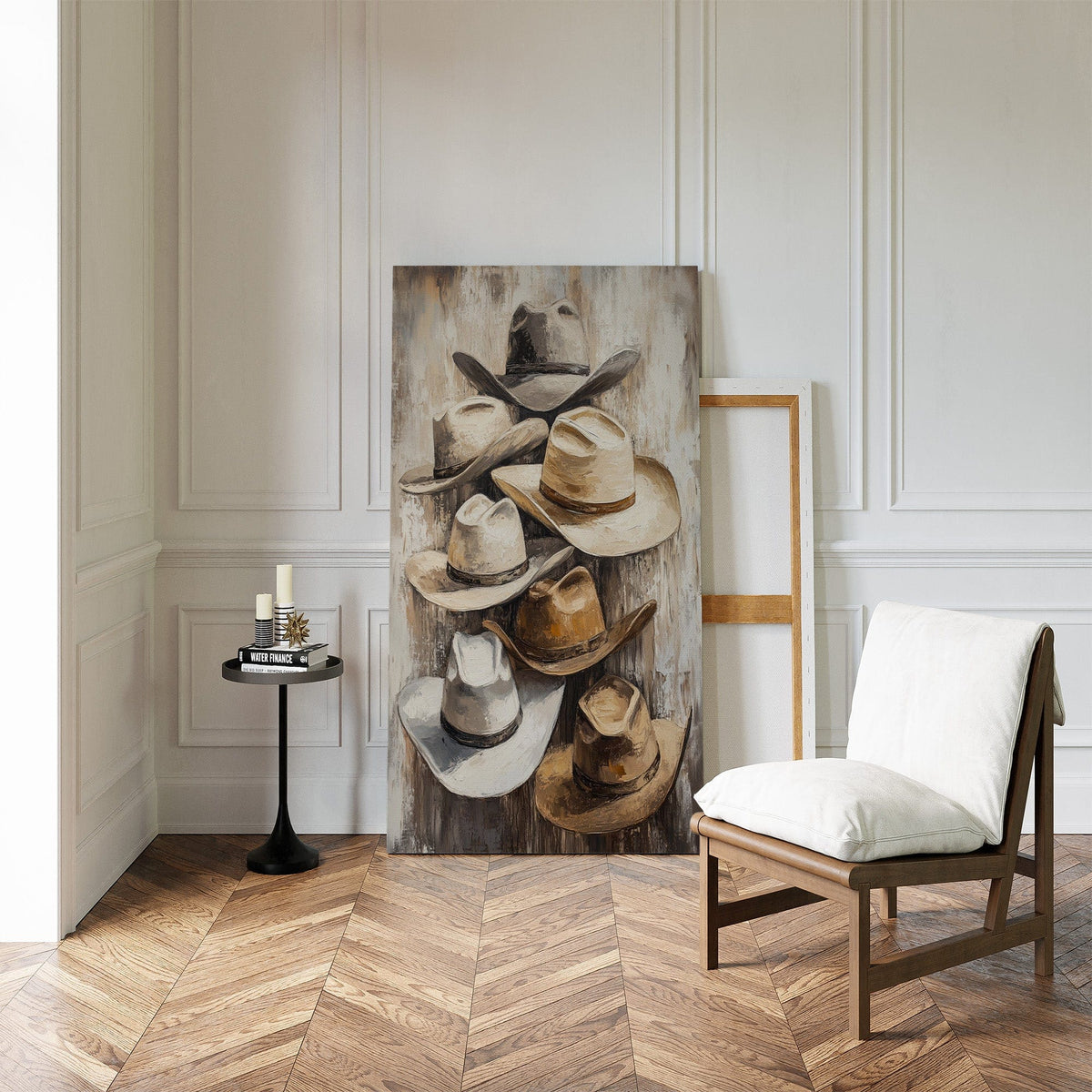 Rustic Cowboy Hats – Western Farmhouse Wall Art - Quarter Circle AK Boutique