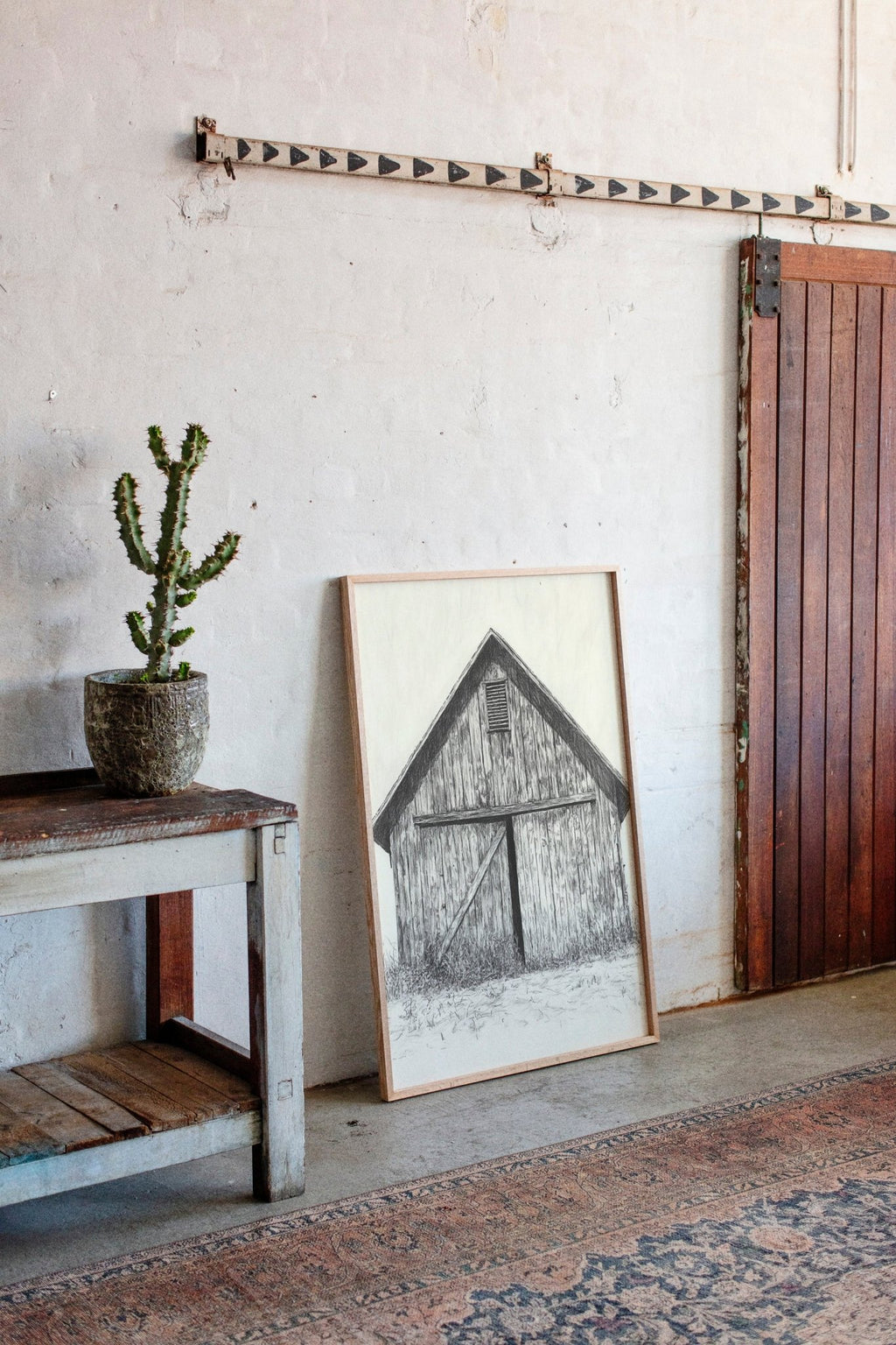Rustic Echoes: Barn - Quarter Circle AK Boutique