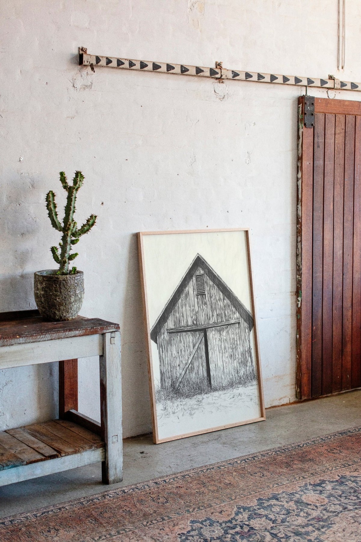 Rustic Echoes: Barn - Quarter Circle AK Boutique