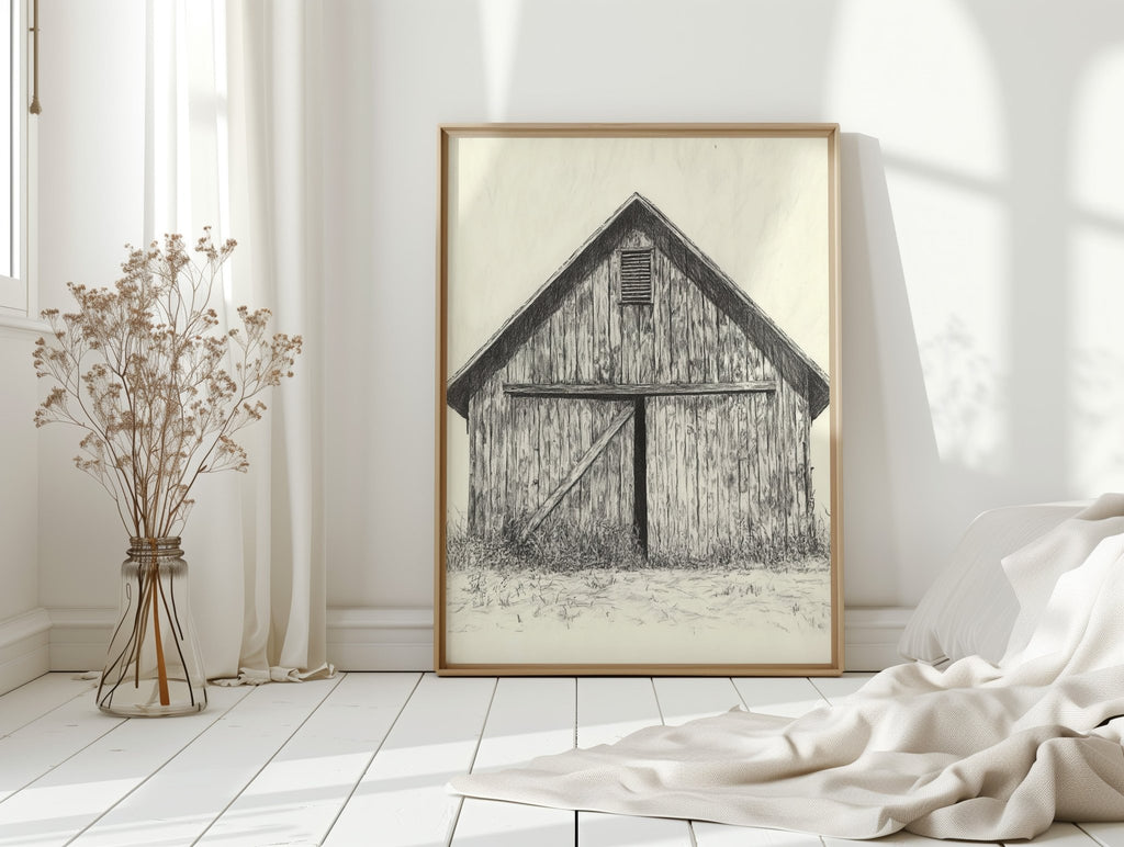 Rustic Echoes: Barn - Quarter Circle AK Boutique