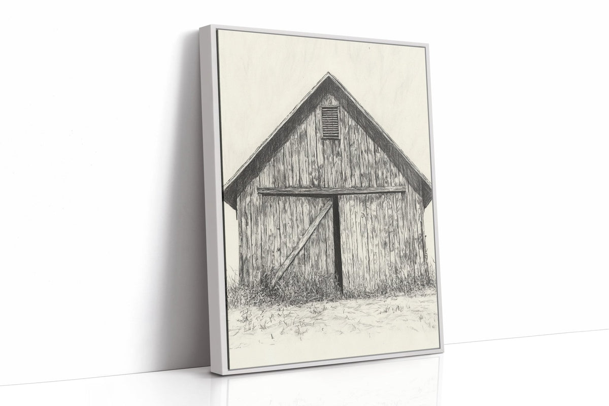 Rustic Echoes: Barn - Quarter Circle AK Boutique