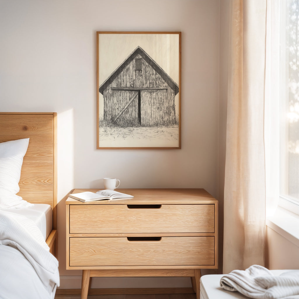 Rustic Echoes: Barn - Quarter Circle AK Boutique