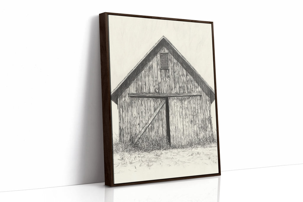 Rustic Echoes: Barn - Quarter Circle AK Boutique