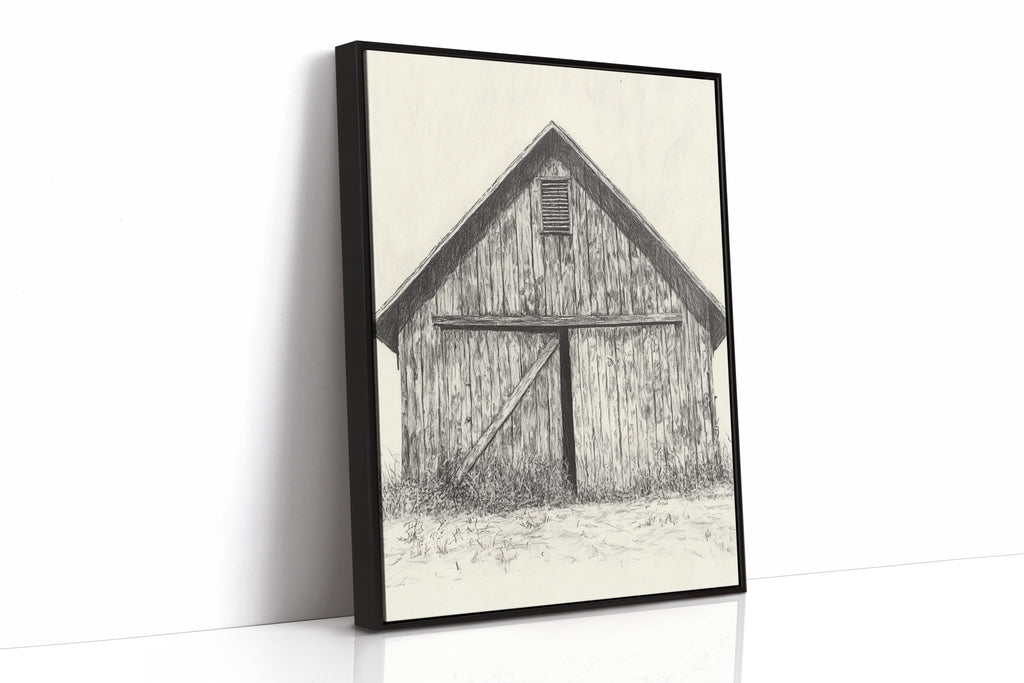 Rustic Echoes: Barn - Quarter Circle AK Boutique