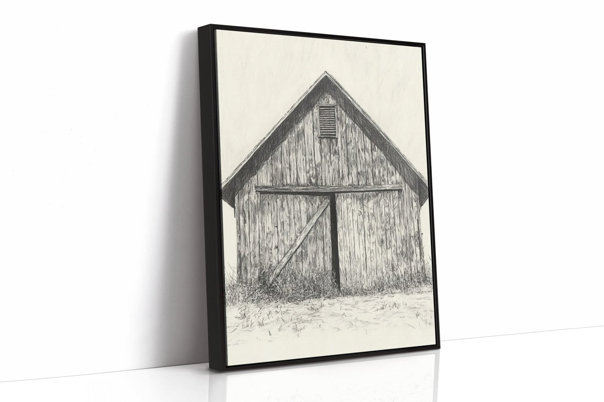 Rustic Echoes: Barn - Quarter Circle AK Boutique