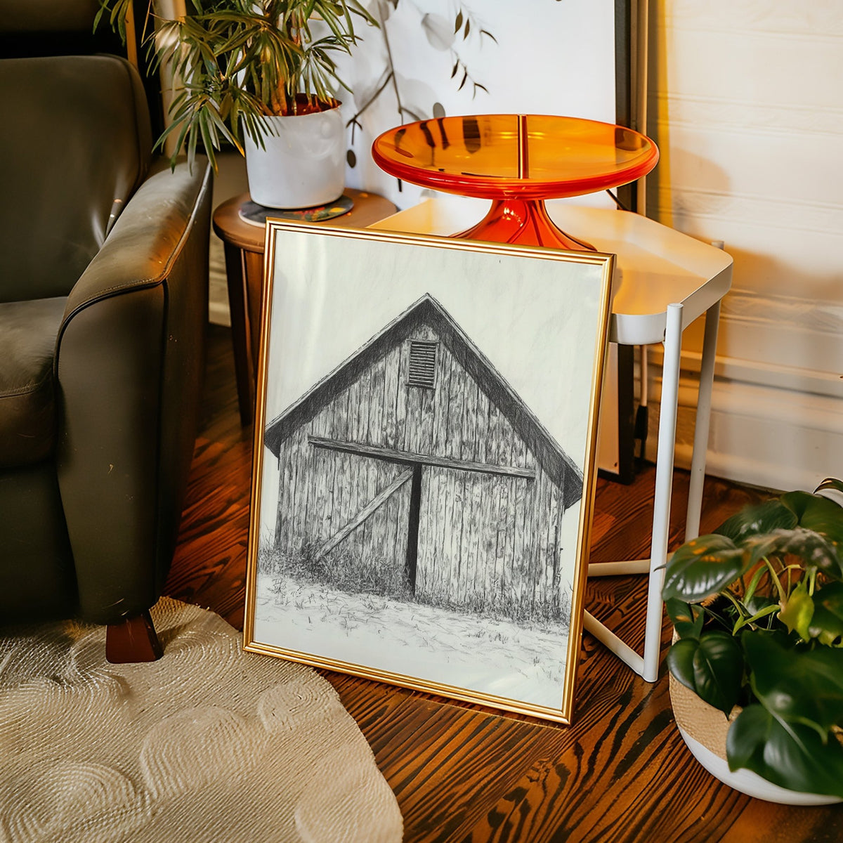 Rustic Echoes: Barn - Quarter Circle AK Boutique