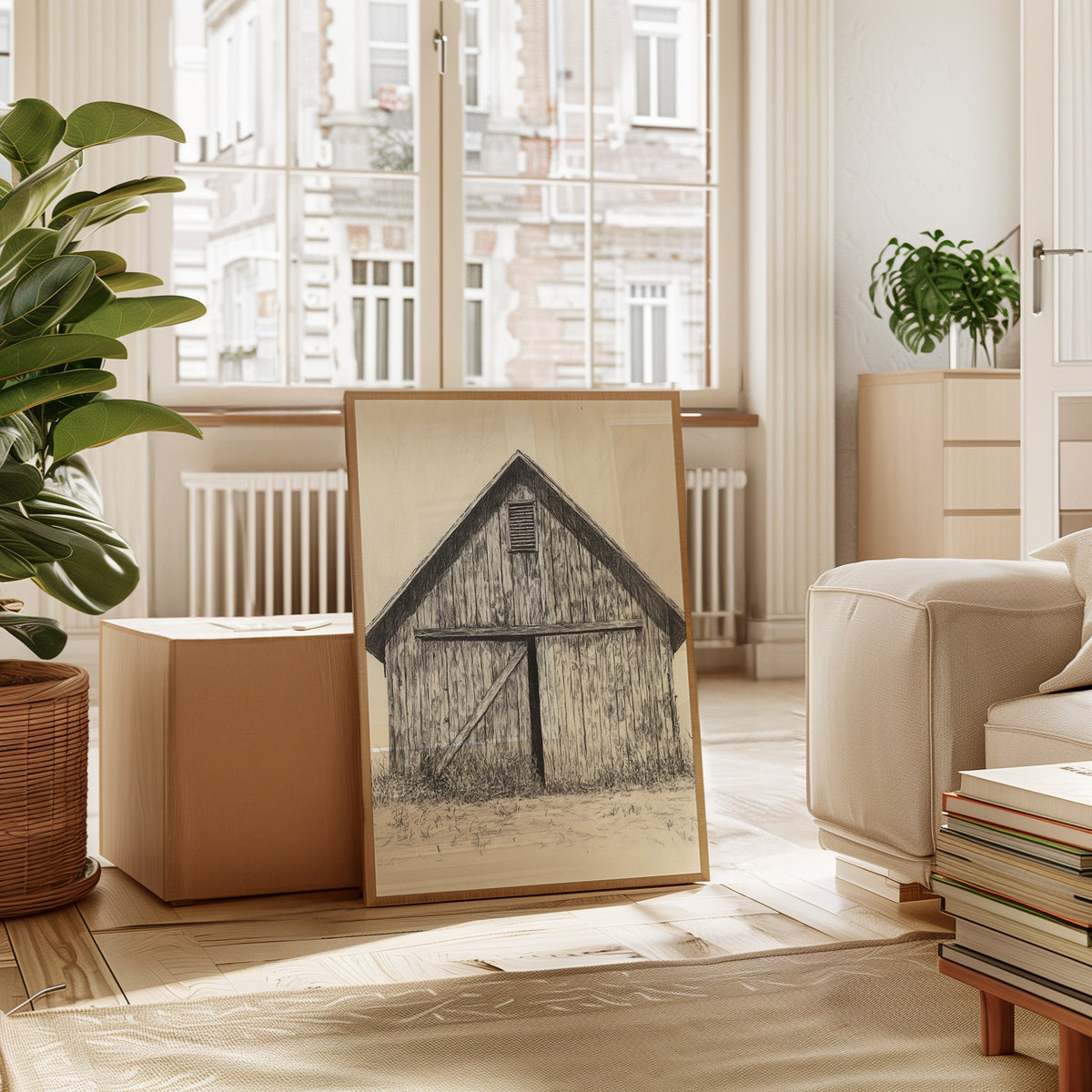 Rustic Echoes: Barn - Quarter Circle AK Boutique