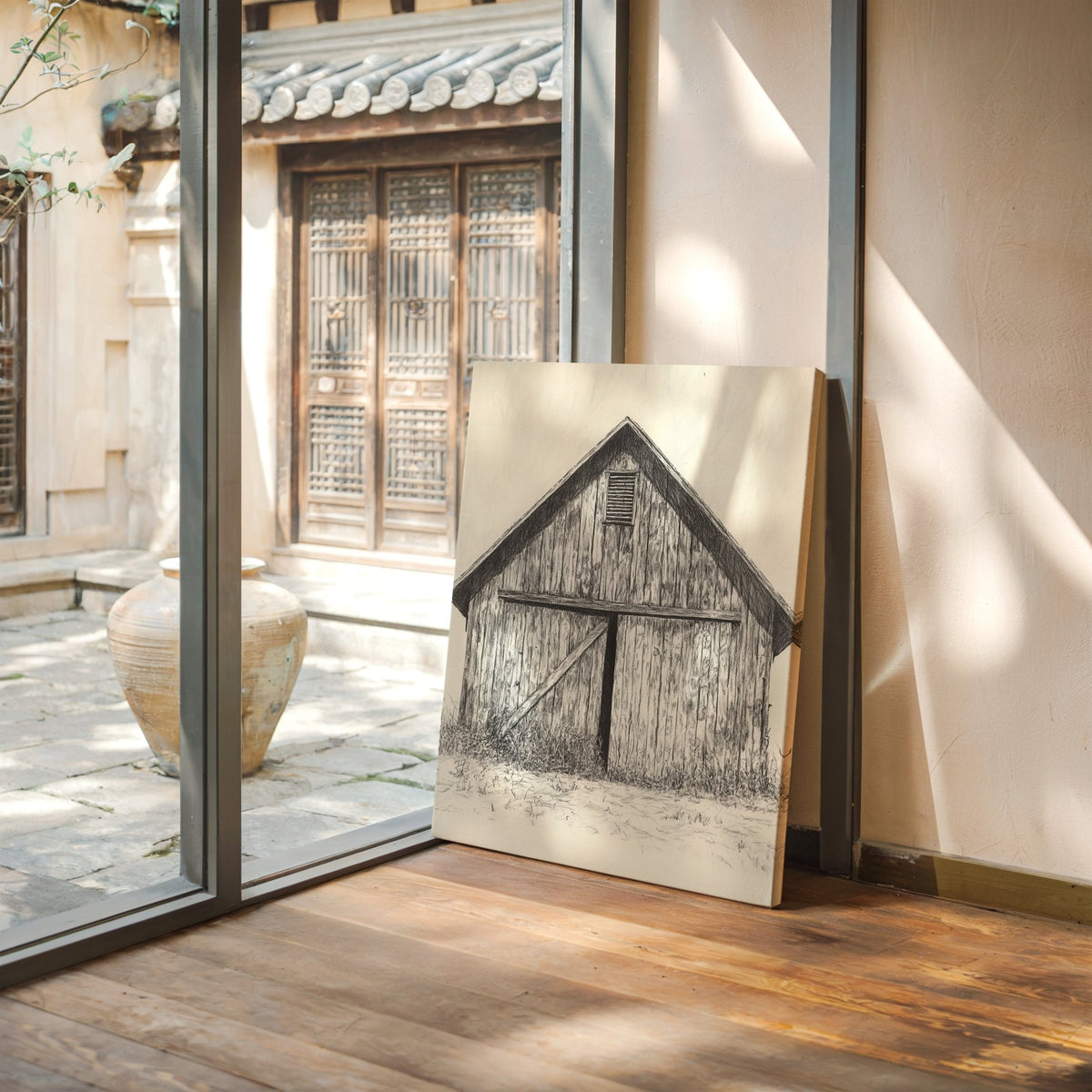 Rustic Echoes: Barn - Quarter Circle AK Boutique