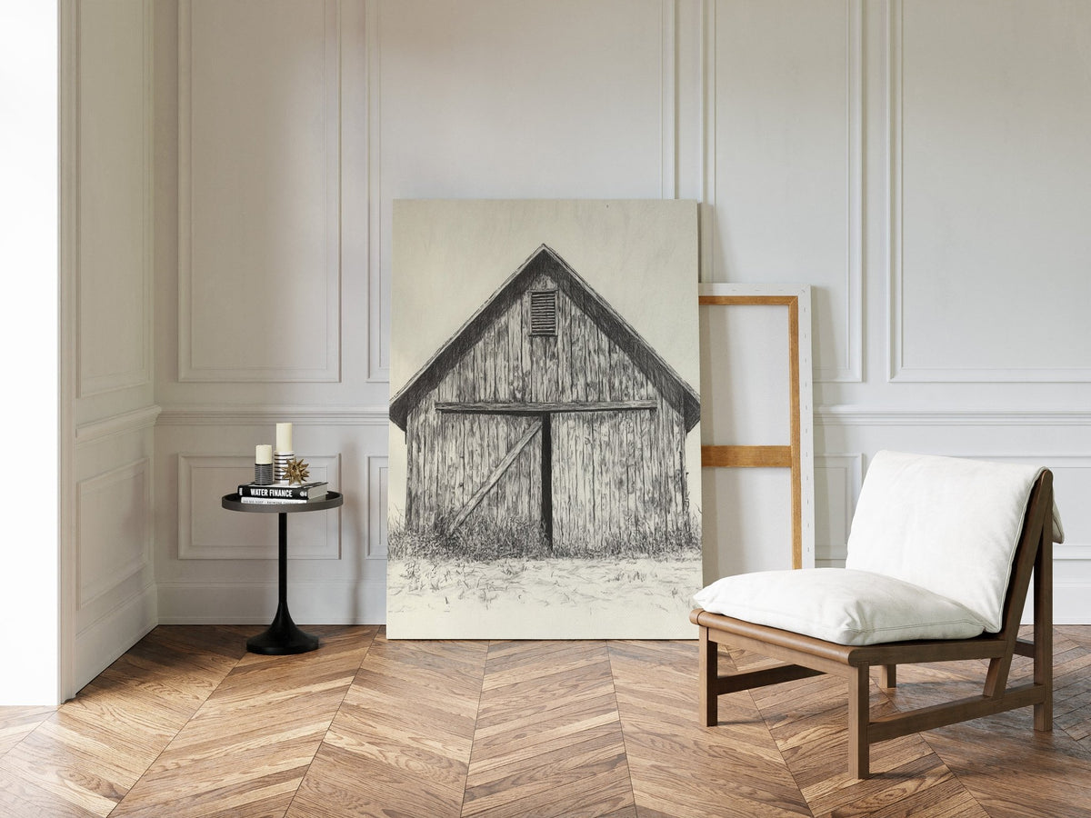 Rustic Echoes: Barn - Quarter Circle AK Boutique