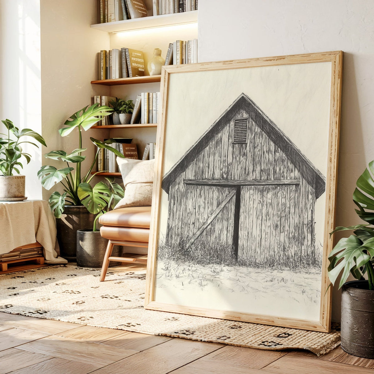 Rustic Echoes: Barn - Quarter Circle AK Boutique