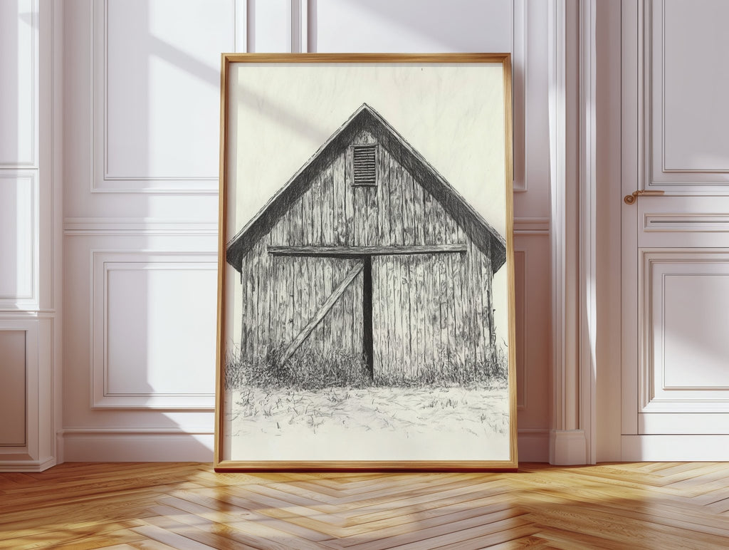 Rustic Echoes: Barn - Quarter Circle AK Boutique