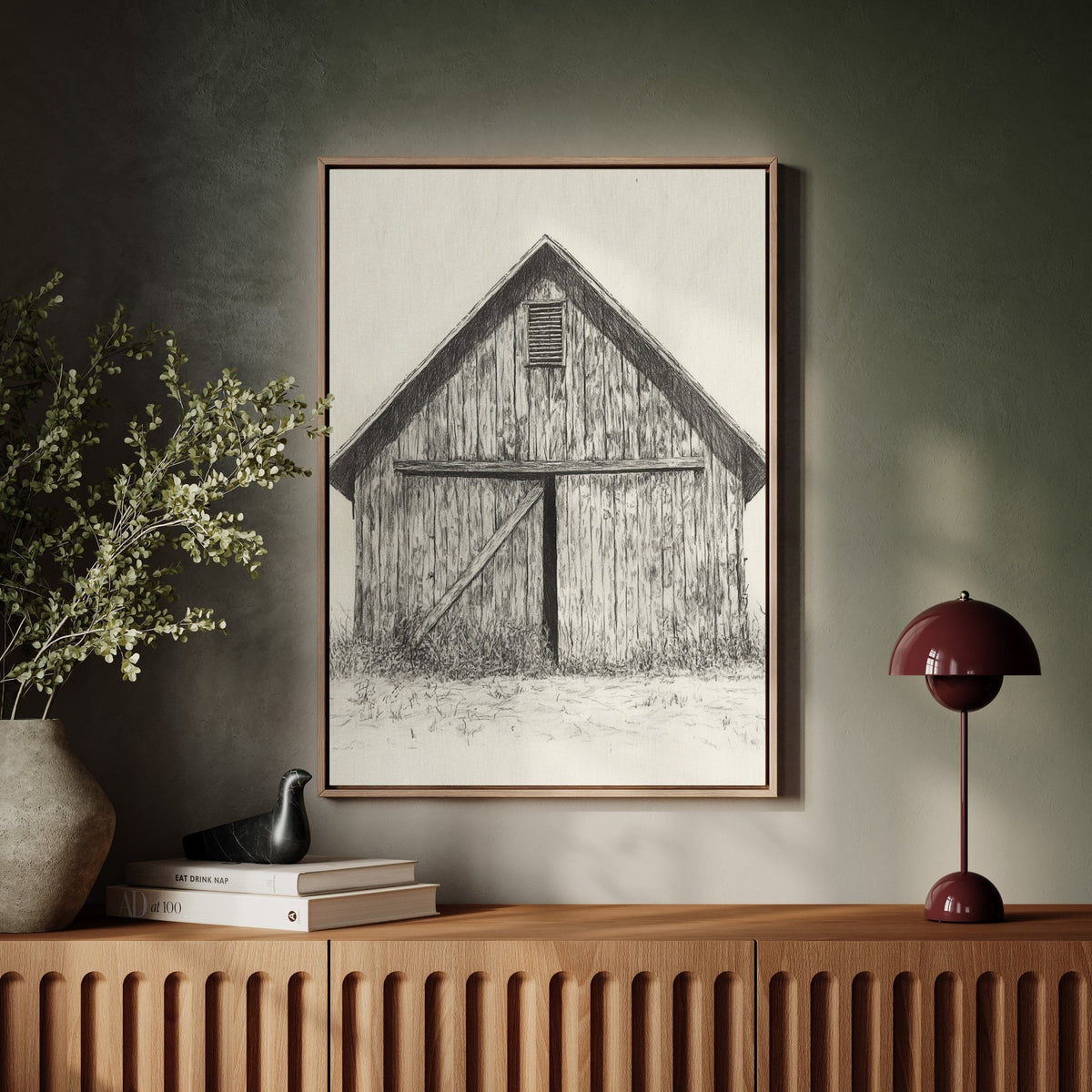 Rustic Echoes: Barn - Quarter Circle AK Boutique