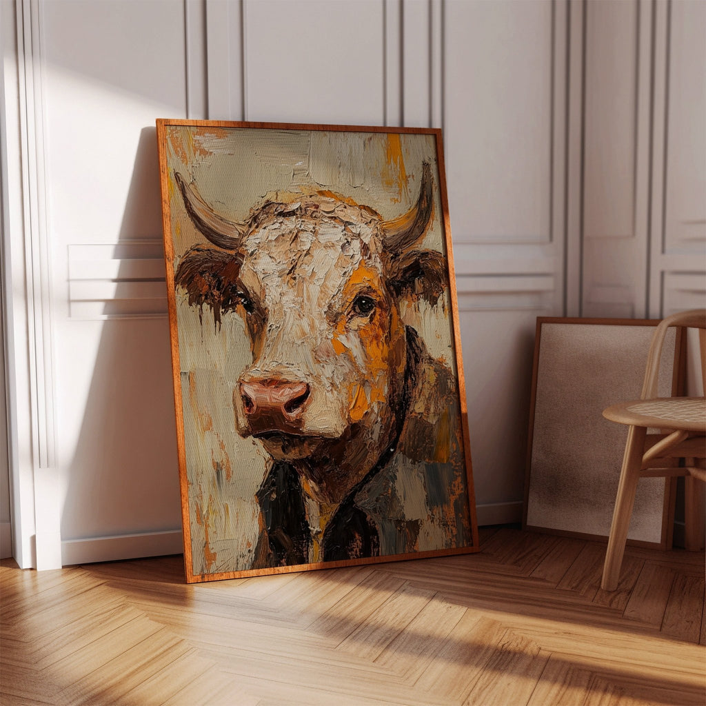 Rustic Longhorn with Painted Soul - Quarter Circle AK Boutique