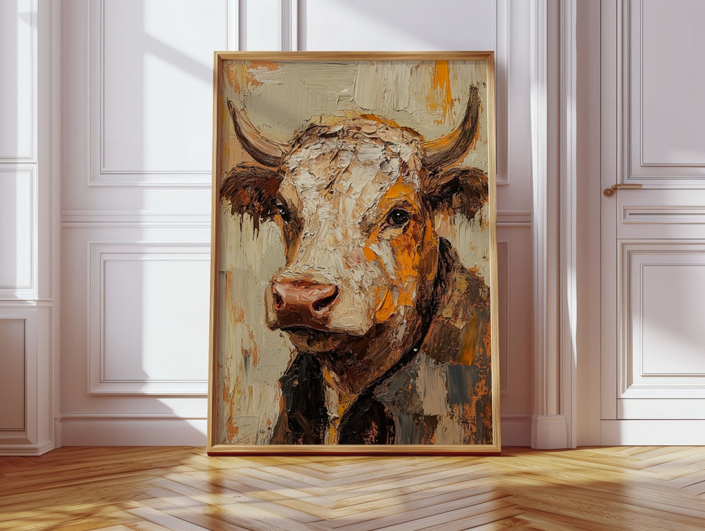 Rustic Longhorn with Painted Soul - Quarter Circle AK Boutique