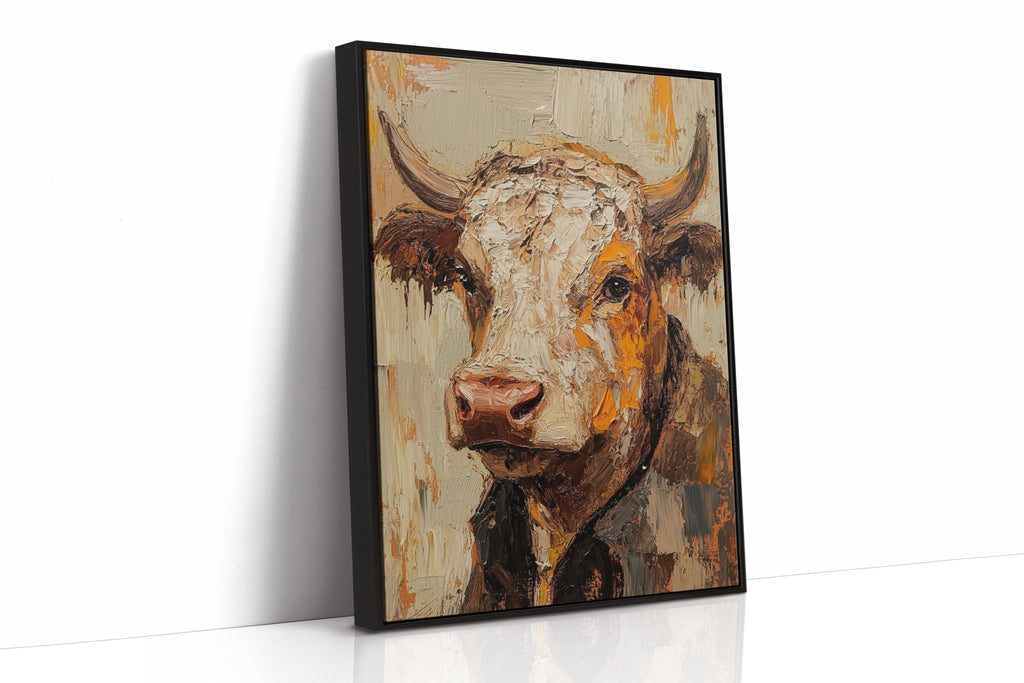Rustic Longhorn with Painted Soul - Quarter Circle AK Boutique