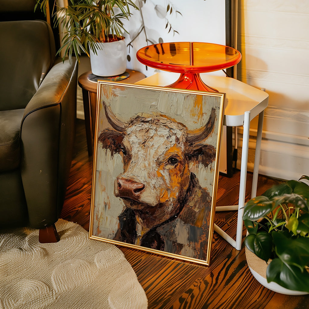 Rustic Longhorn with Painted Soul - Quarter Circle AK Boutique