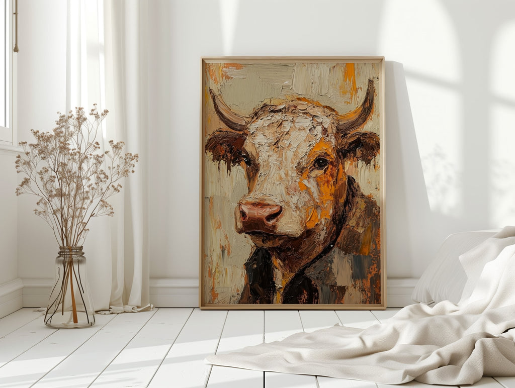 Rustic Longhorn with Painted Soul - Quarter Circle AK Boutique