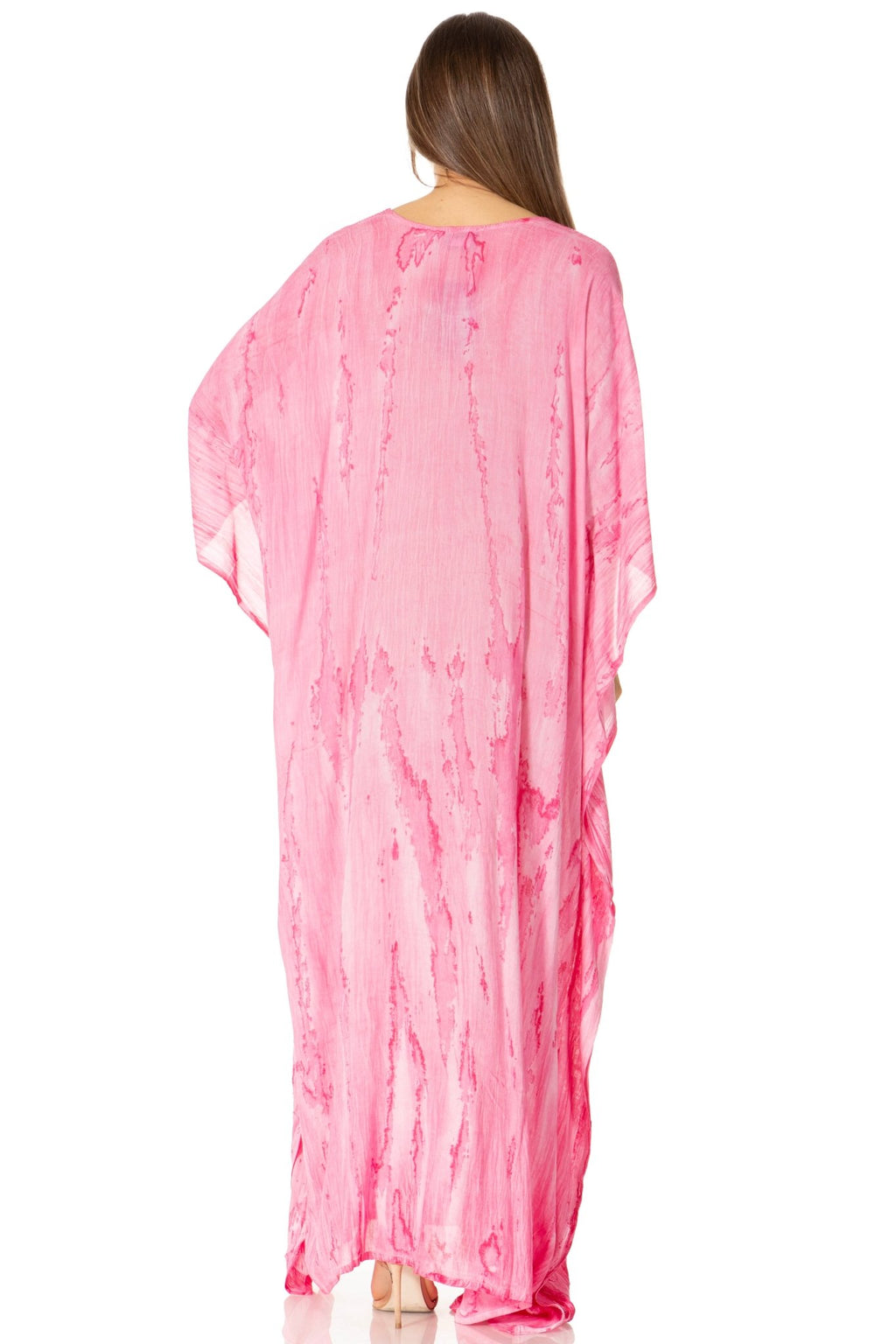 Sakkas Catia Women's Boho-Style Long Maxi Caftan for Lounging and Casual Wear - Quarter Circle AK Boutique