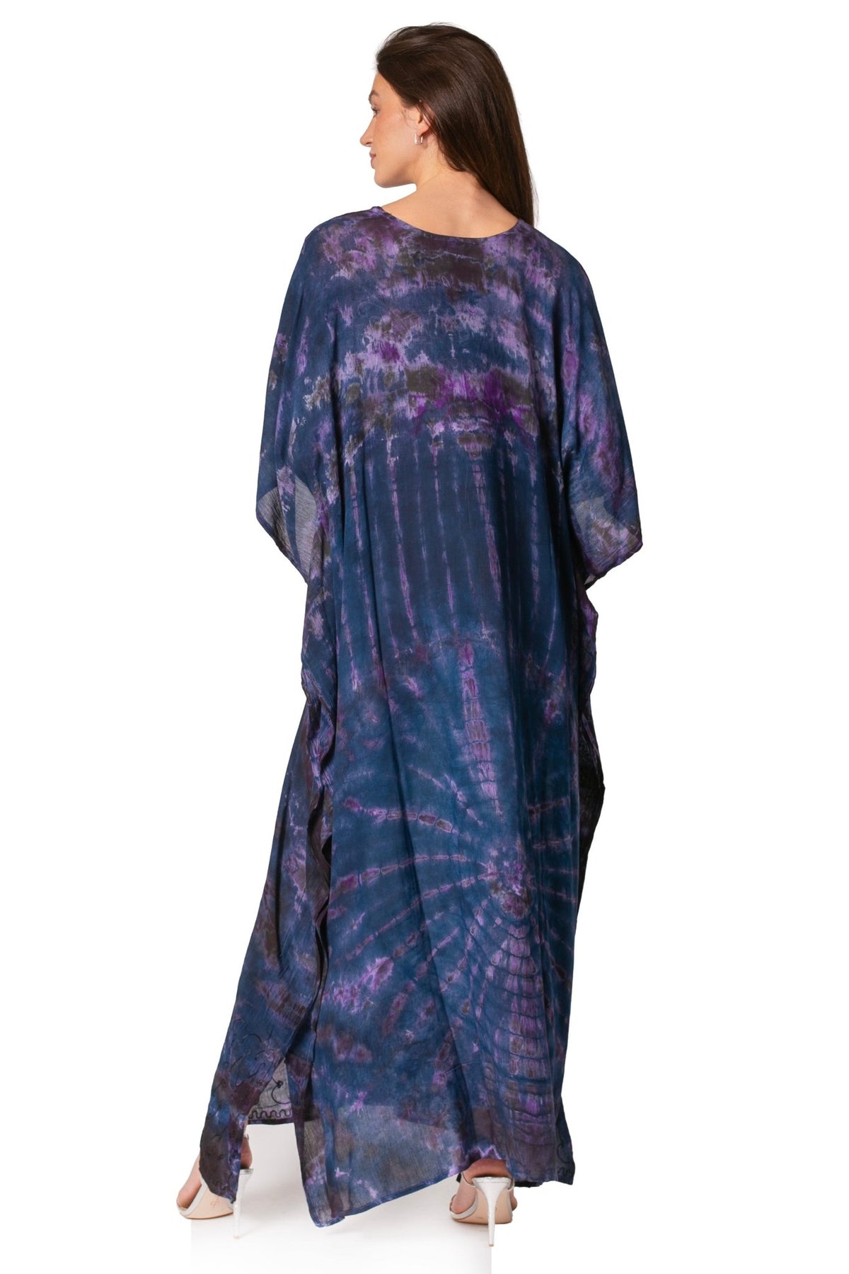 Sakkas Catia Women's Boho-Style Long Maxi Caftan for Lounging and Casual Wear - Quarter Circle AK Boutique