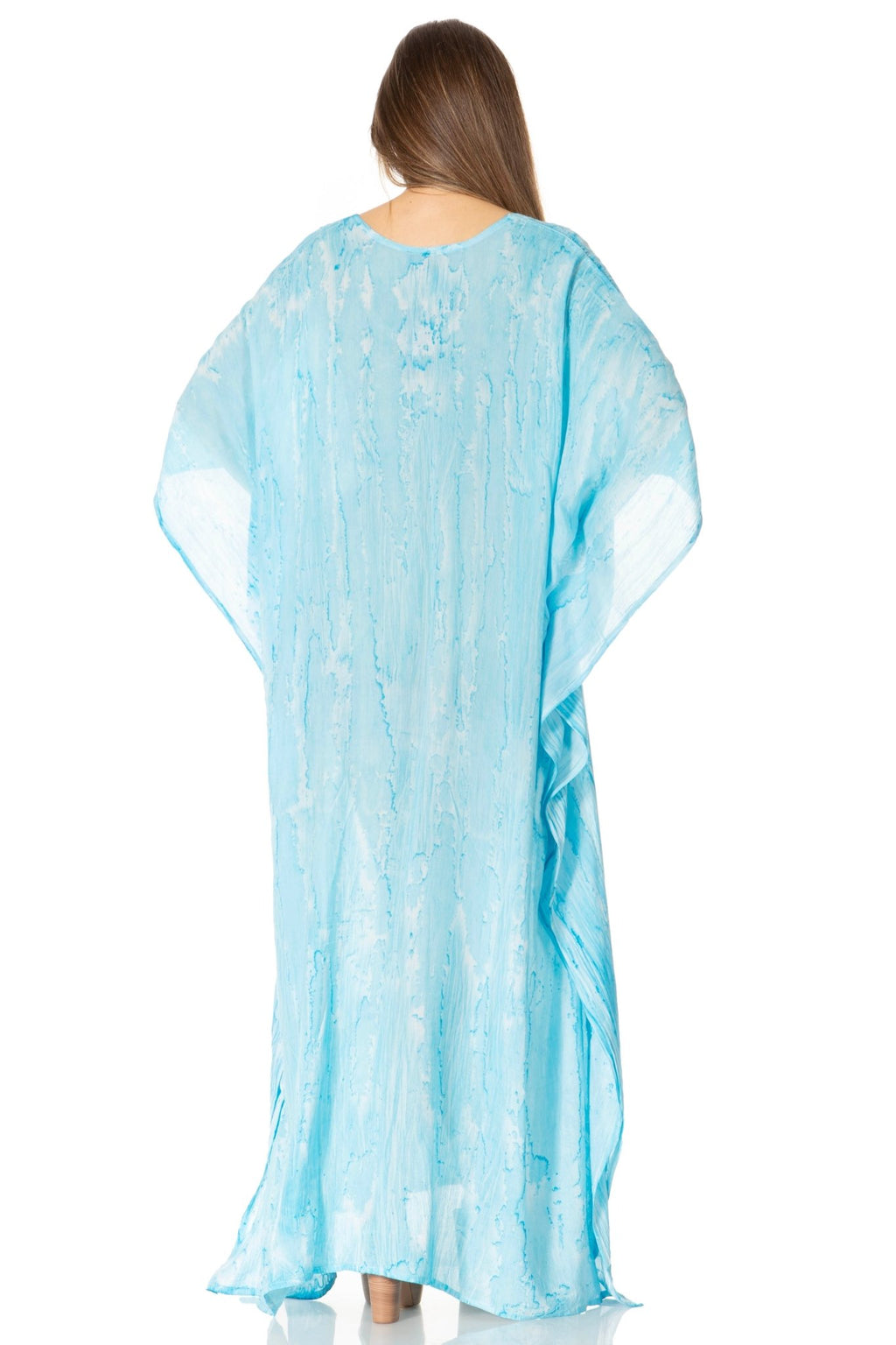 Sakkas Catia Women's Boho-Style Long Maxi Caftan for Lounging and Casual Wear - Quarter Circle AK Boutique