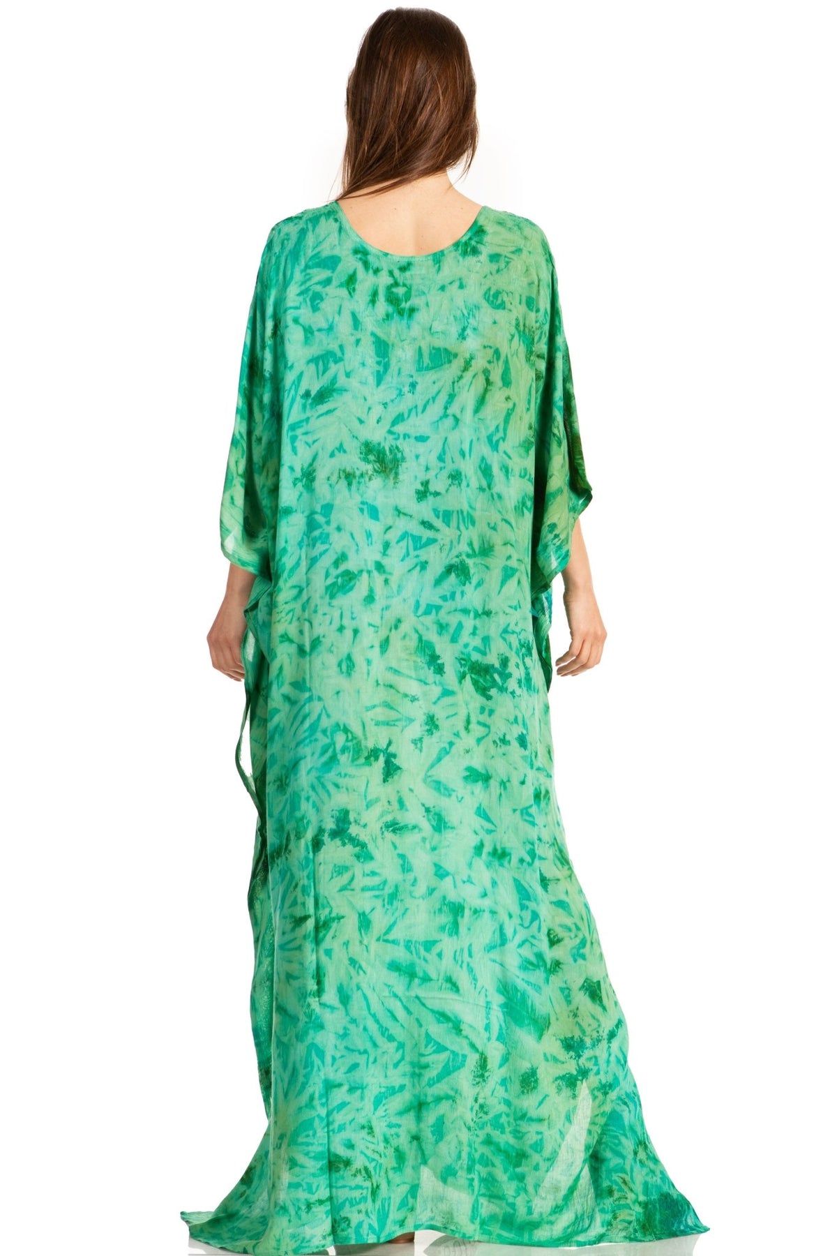 Sakkas Catia Women's Boho-Style Long Maxi Caftan for Lounging and Casual Wear - Quarter Circle AK Boutique