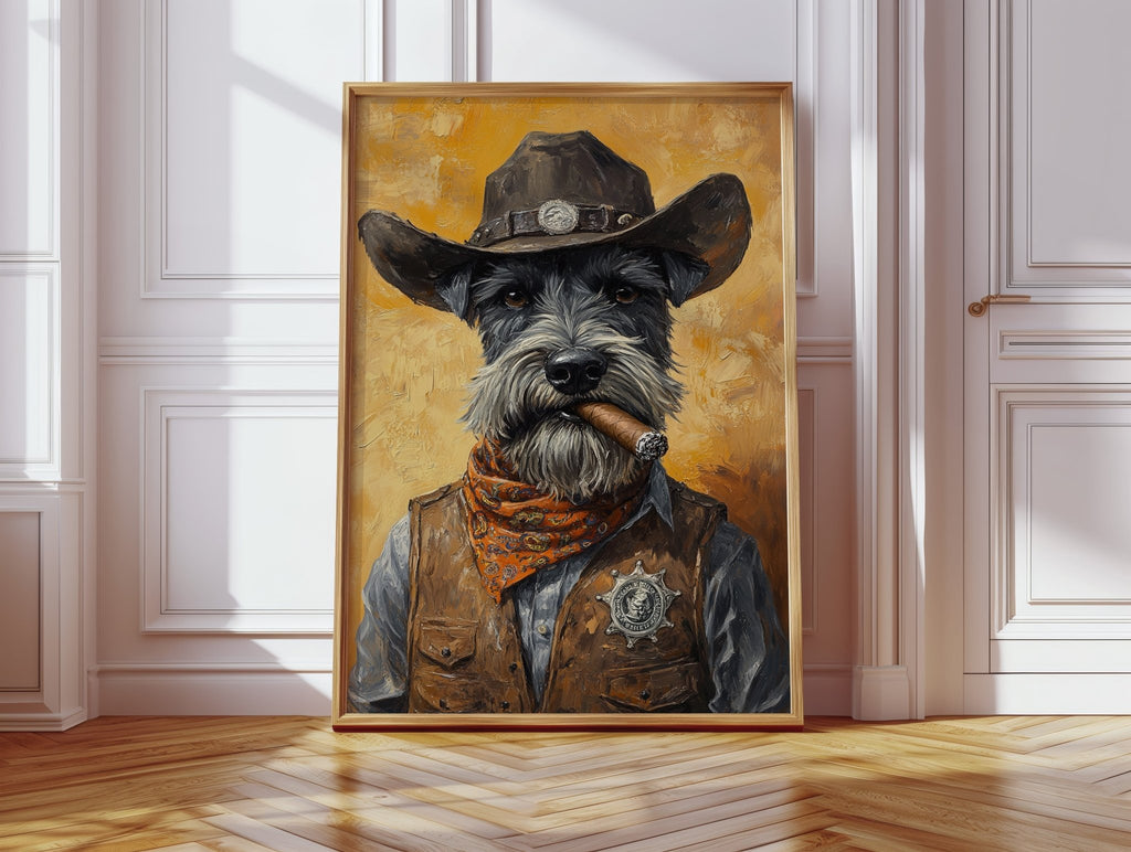 Schnauzer Enforcer - Quarter Circle AK Boutique