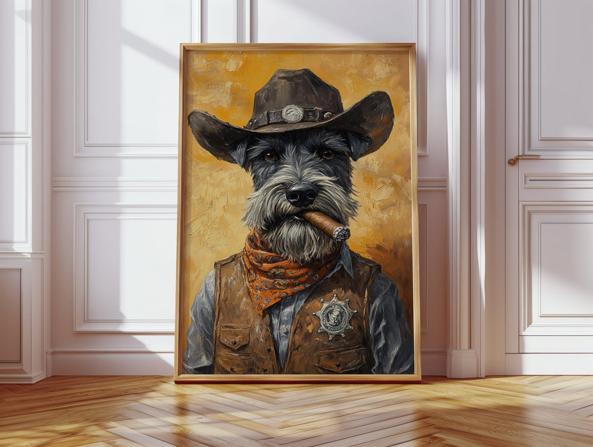 Schnauzer Enforcer - Quarter Circle AK Boutique
