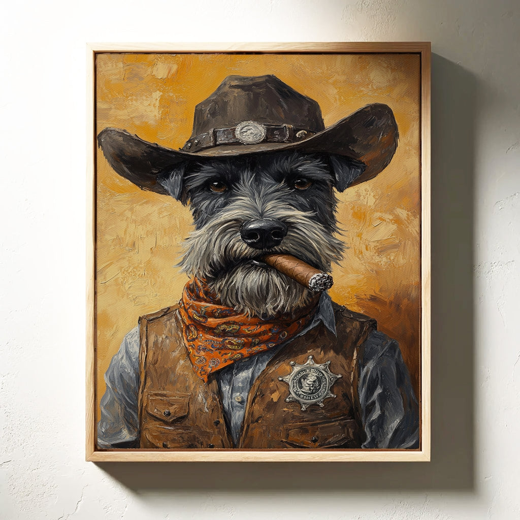 Schnauzer Enforcer - Quarter Circle AK Boutique