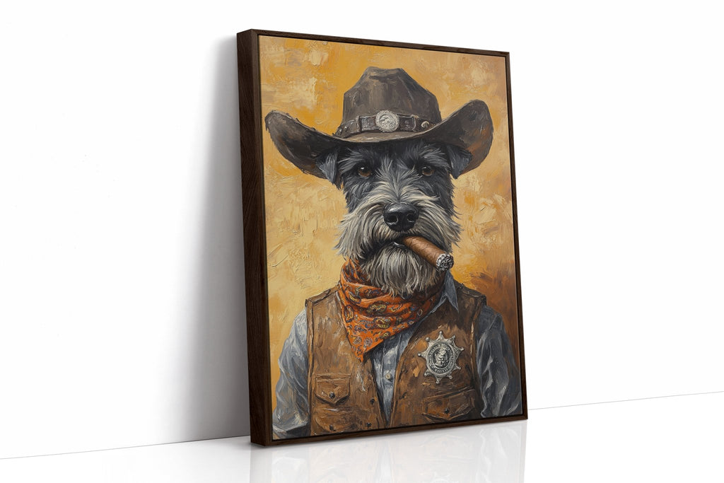 Schnauzer Enforcer - Quarter Circle AK Boutique