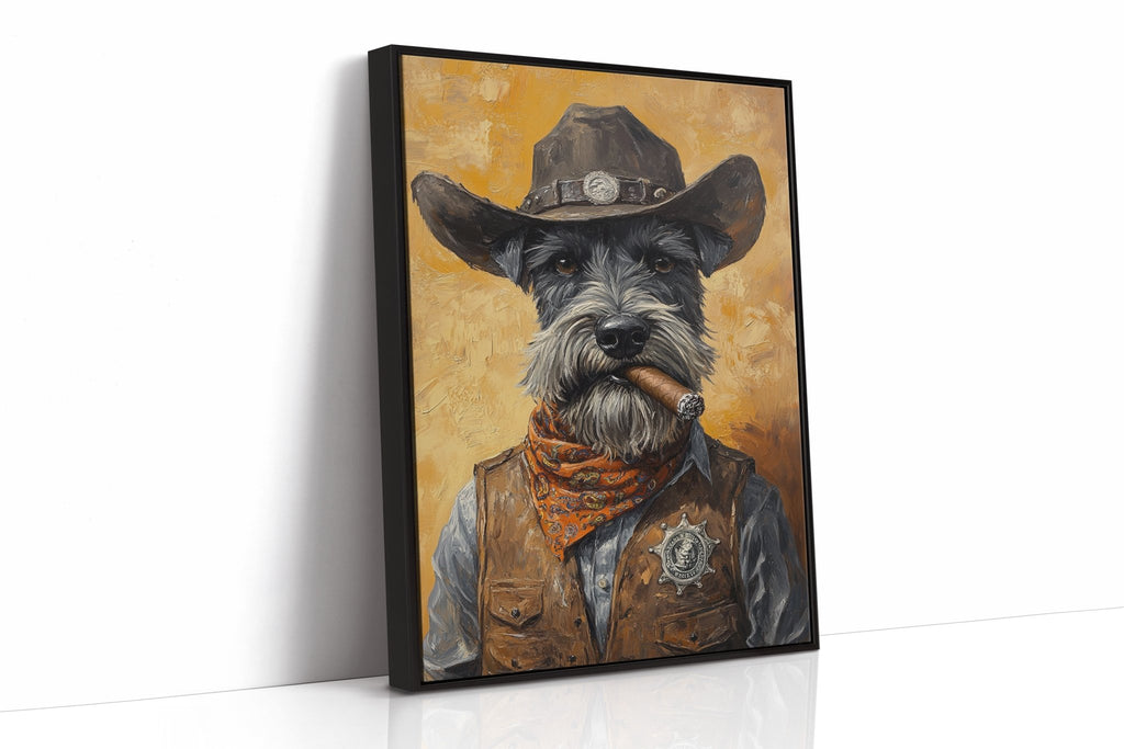 Schnauzer Enforcer - Quarter Circle AK Boutique