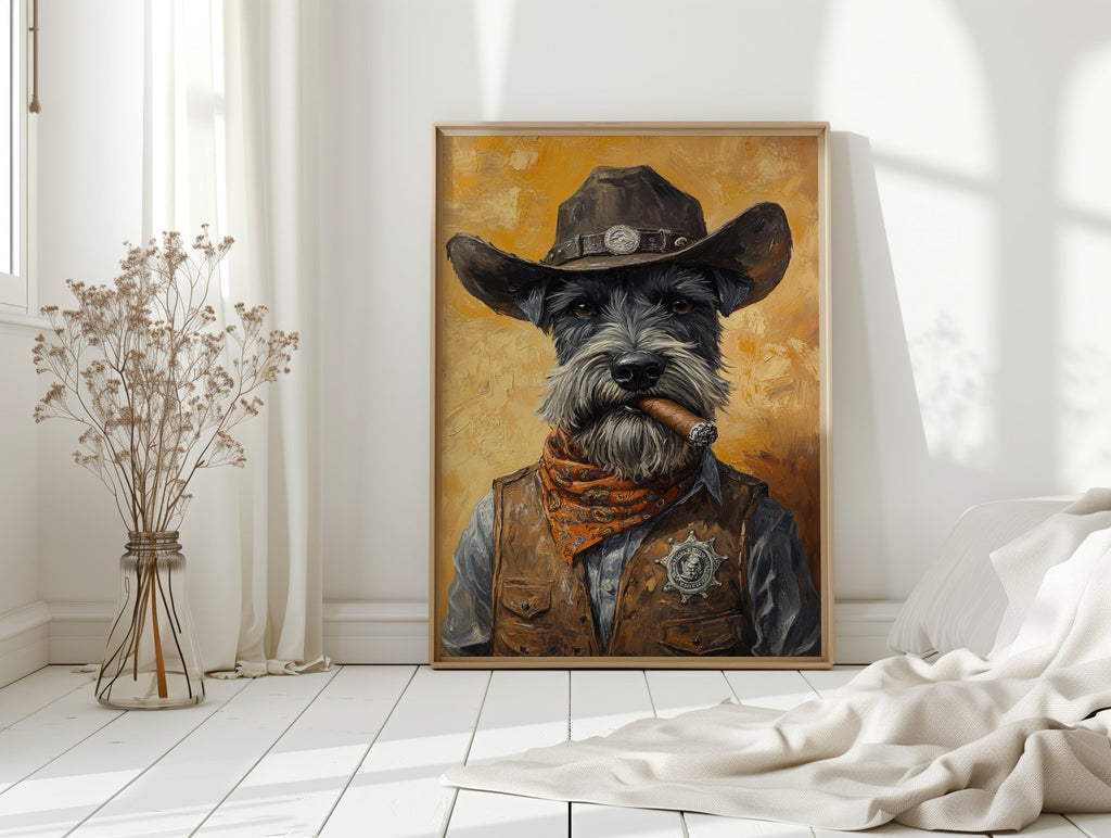 Schnauzer Enforcer - Quarter Circle AK Boutique