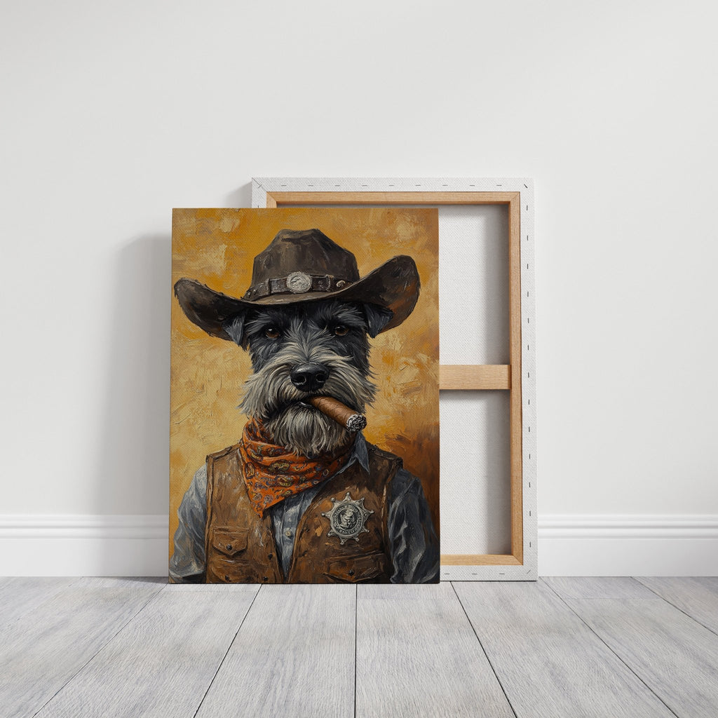Schnauzer Enforcer - Quarter Circle AK Boutique