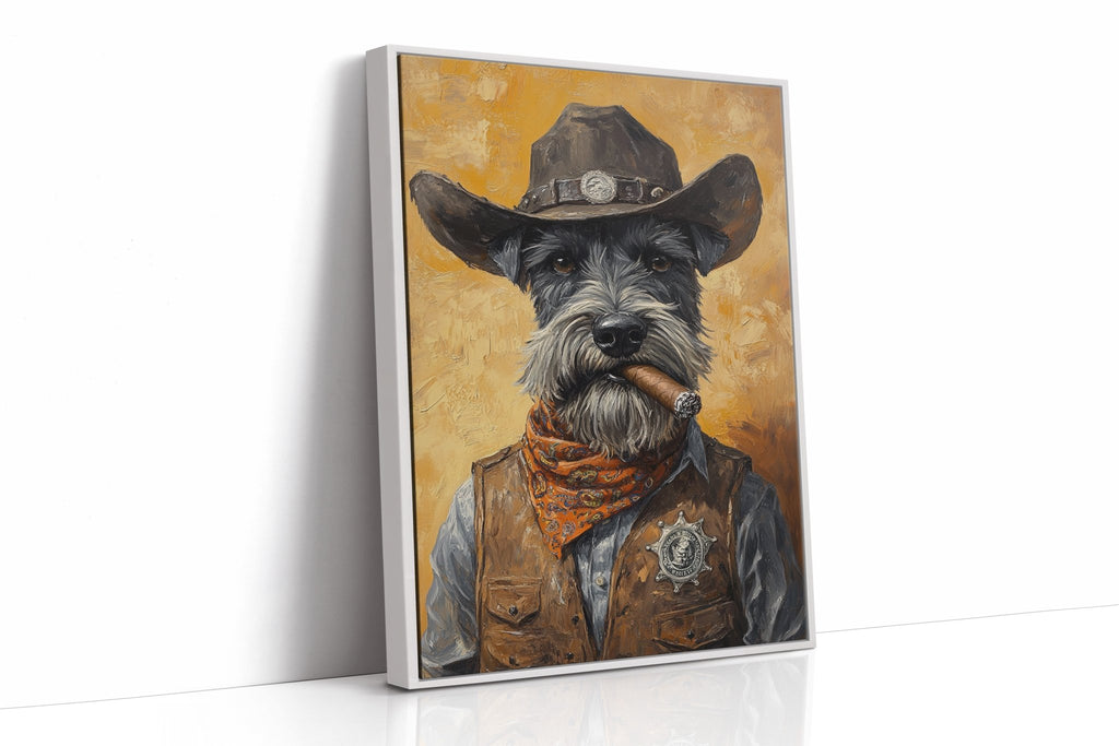 Schnauzer Enforcer - Quarter Circle AK Boutique