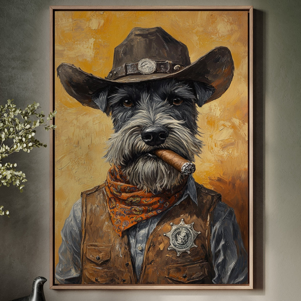 Schnauzer Enforcer - Quarter Circle AK Boutique