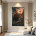 Sentinel of the Pines Eagle Wall Art - Quarter Circle AK Boutique