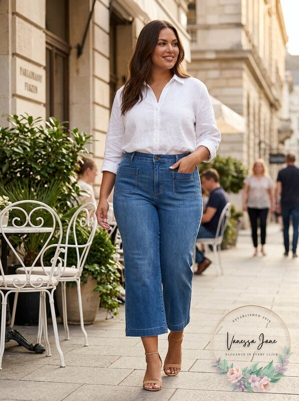 Seven7 Jeans Trendy Plus Size Patch-Pocket Bootcut Jeans - Quarter Circle AK Boutique