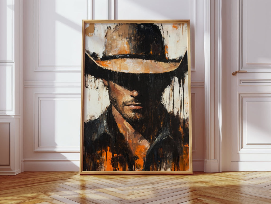 Shadowed Cowboy – Bold Western Expression - Quarter Circle AK Boutique