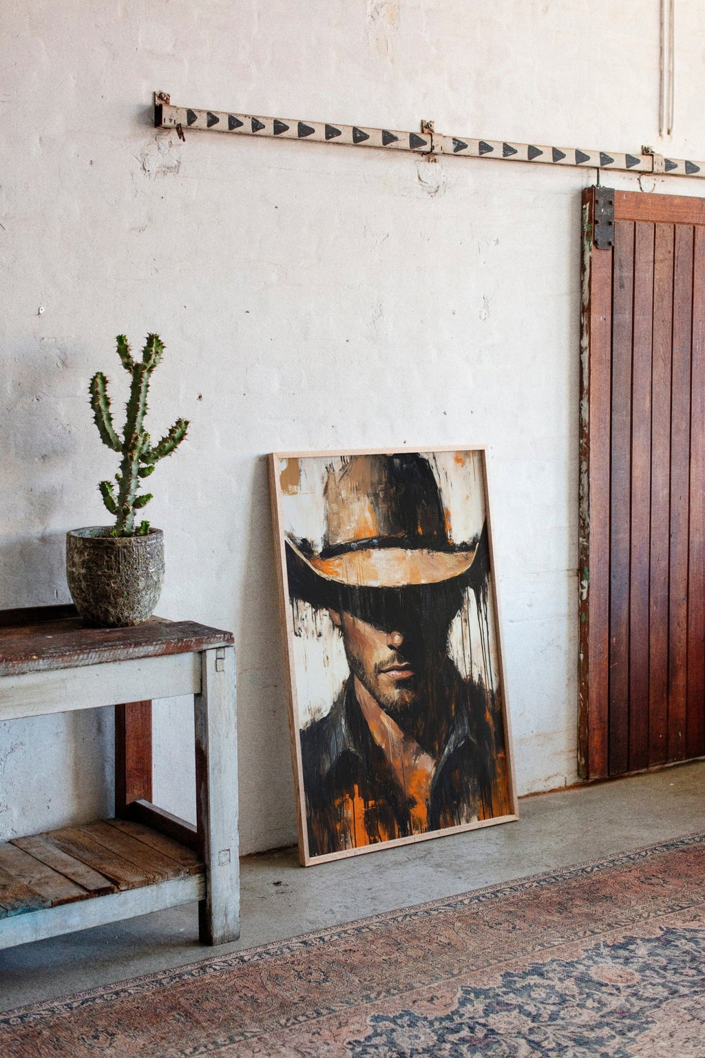 Shadowed Cowboy – Bold Western Expression - Quarter Circle AK Boutique