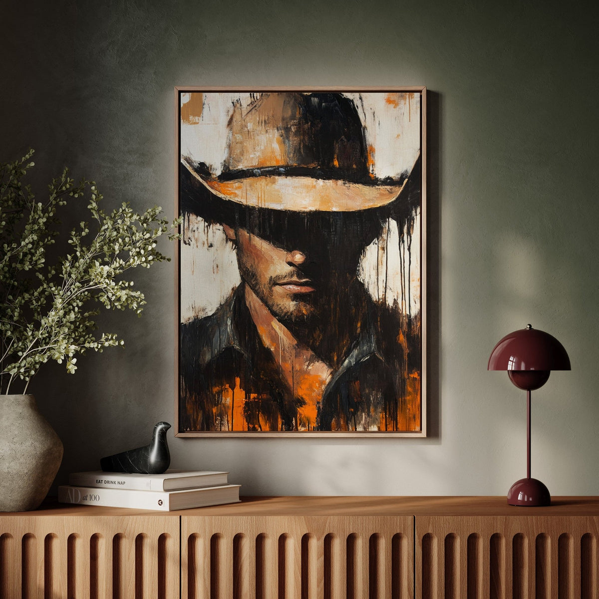 Shadowed Cowboy – Bold Western Expression - Quarter Circle AK Boutique