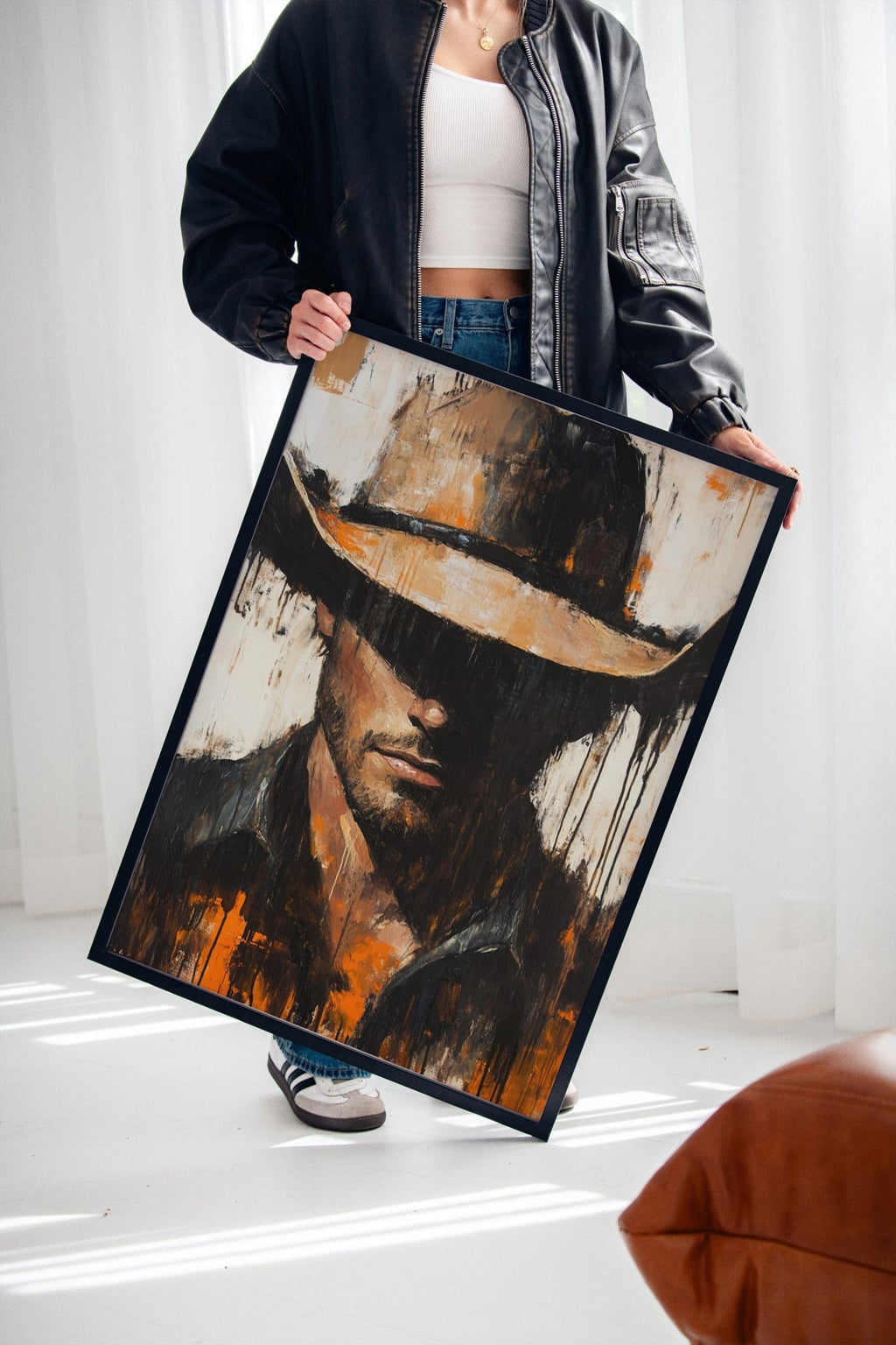 Shadowed Cowboy – Bold Western Expression - Quarter Circle AK Boutique