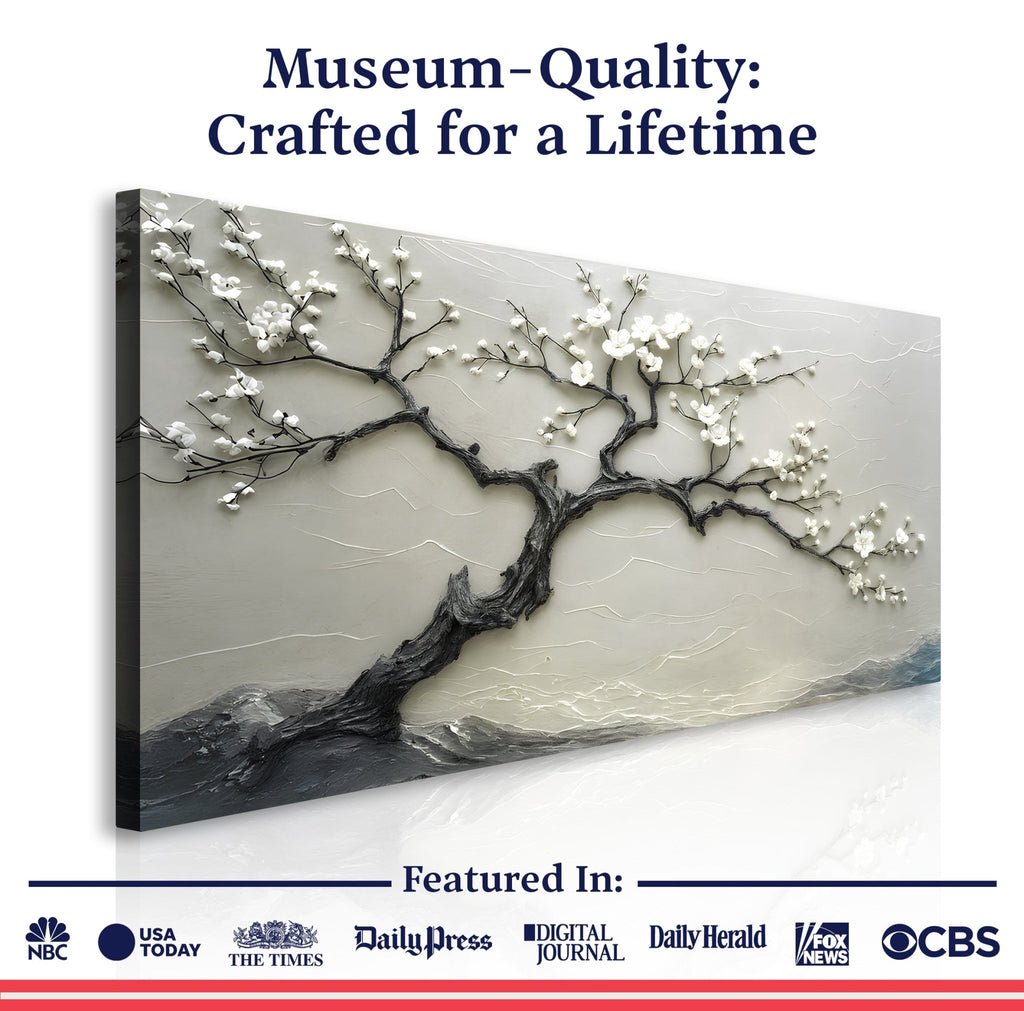 Silent Blossom Wall Art - Quarter Circle AK Boutique