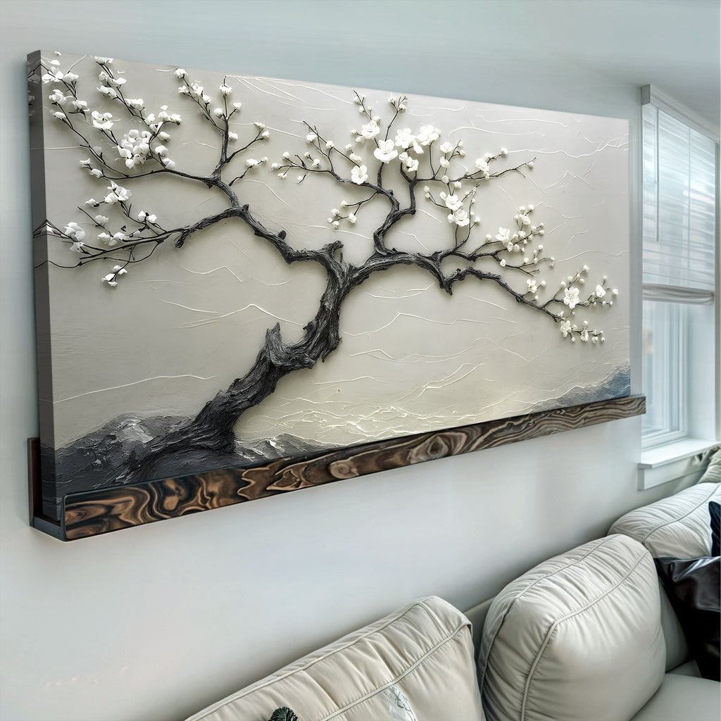 Silent Blossom Wall Art - Quarter Circle AK Boutique