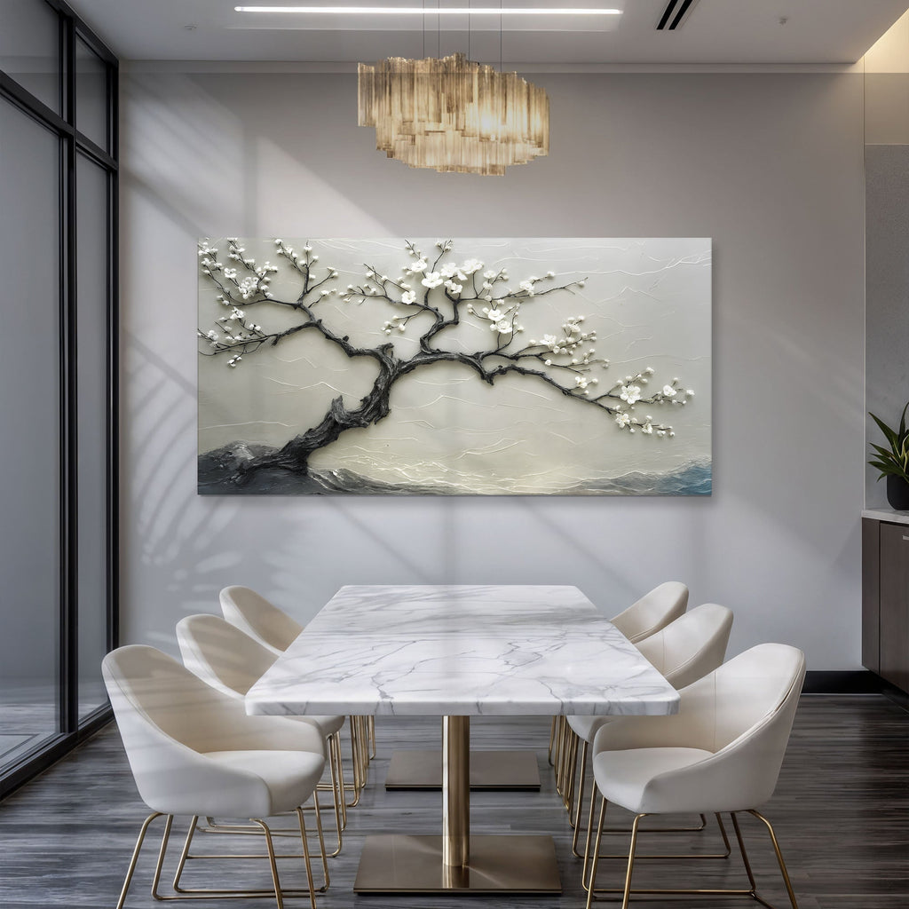 Silent Blossom Wall Art - Quarter Circle AK Boutique