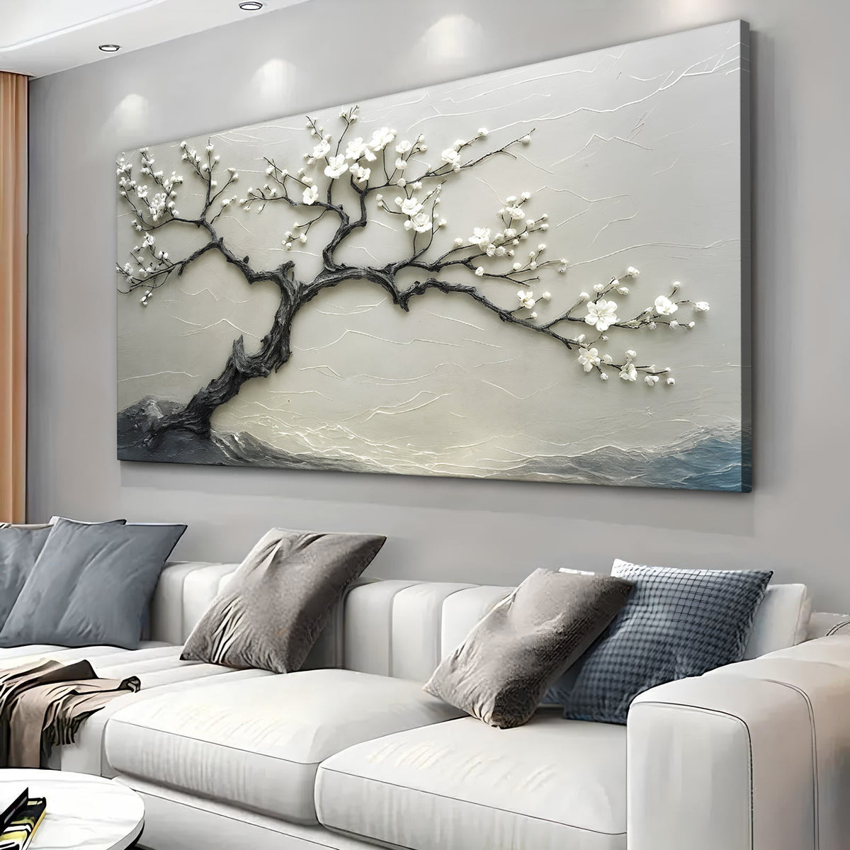 Silent Blossom Wall Art - Quarter Circle AK Boutique